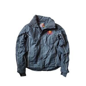 Official Red Bull Women's Jacket size Small Energy Wear Black Full Zip